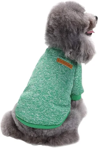 Vista 19 de Jecikelon Ropa para Perros Suéter para Perros Ropa Suave para Cachorros Ropa de Invierno Suéteres para Cachorros Atuendo Cálido para Perros Pequeños