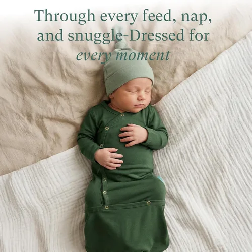 Vista 9 de PurComfy Set de regalo de ropa de bambú para recién nacido canastilla de 14 piezas con saco de dormir, esenciales para bebés varones - Set de bambú