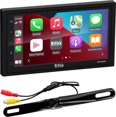Vista 7 de BOSS Audio Systems BVCP9700A - Estéreo para automóvil - Apple CarPlay, Android Auto, doble Din, pantalla táctil de 7 pulgadas, Bluetooth, sin