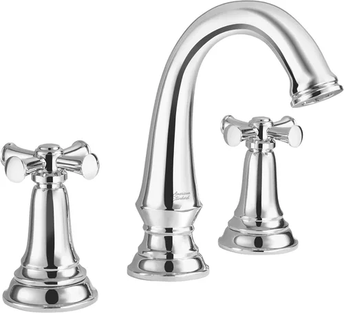 American Standard 7052827.002, Delancey - Grifo de baño de 2 manijas de 8 pulgadas con asas cruzadas, cromado