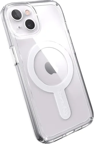 Vista 17 de Speck Funda MagSafe para iPhone 13, protección contra caídas y cámara, funda transparente para teléfono, compatible con carga inalámbrica, se adapta