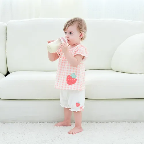 Vista 2 de Botellas para bebé Oberni, botellas de leche para niños con pajita con peso y asa antideslizante, tamaño + flujo rápido variable, 12+ meses, sin
