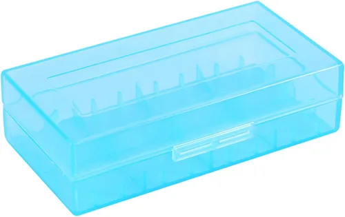 Vista 5 de Caja de batería de 10 piezas, caja de almacenamiento de plástico para batería, caja de almacenamiento de plástico transparente multifuncional de 5