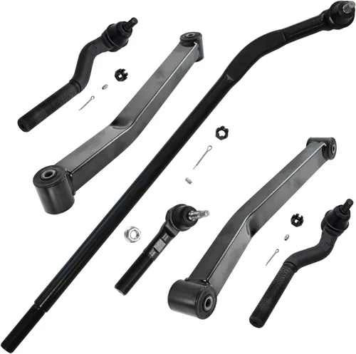 Vista 14 de Detroit Axle - Kit de extremo delantero para Chrysler 300 Dodge Charge 2011-2018 Challenger, 2 brazos de control traseros inferiores, 2 barras