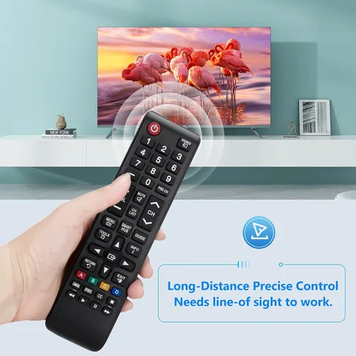 Vista 4 de Reemplazo de control remoto por voz para Hisense Smart Google TV, compatible con Hisense QLED UHD Mini-LED ULED Google TVs
