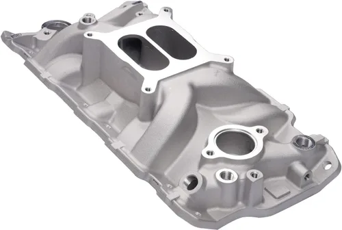 Vista 8 de Reemplazo del colector de admisión 2701 para Chevy Small Block 305 350 383 1955-1986