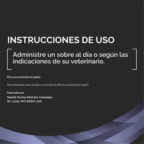 Vista 6 de Pro Plan Veterinary Diets FortiFlora Suplemento diario en polvo probiótico para gatos con apoyo digestivo y sistema inmunológico