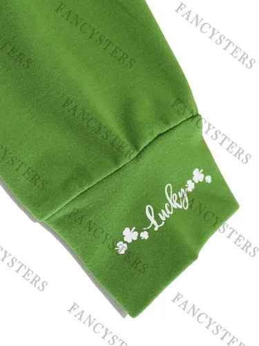Vista 6 de Fancysters Sudadera holgada y casual para mujer, manga larga, con estampado vintage