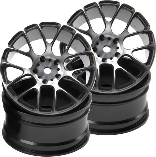 Vista 6 de 4 llantas de aluminio Vgoohobby de 0.472 pulgadas de ancho de buje hexagonal de 0.472 pulgadas (1.024 in), compatibles con 1/10 Tamiya TT-01 Kyosho