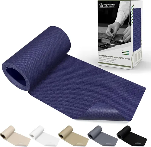 Vista 58 de KING MOUNTAIN Paquete de 20 parches de reparación termoadhesivos para pantalones vaqueros, kit de parches de mezclilla para jeans, 3 x 4-1/4 Cinco