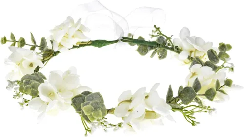 Floral Fall Corona de flores de camelia, tocado, rosa, boda, novia, niña, aureo, maternidad, foto, accesorios FL-03
