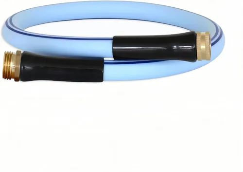 Vista 13 de Atlantic Manguera de jardín resistente de hembra a hembra de 1 pie x 5/8 pulgadas, manguera de agua negra, manguera líder de conexión corta (1 pie)