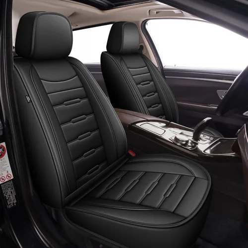 Vista 25 de Funda de asiento de piel sintética compatible con Honda Civic 2003-2015/2022-2025 2026, protector de asiento de automóvil compatible con bolsa