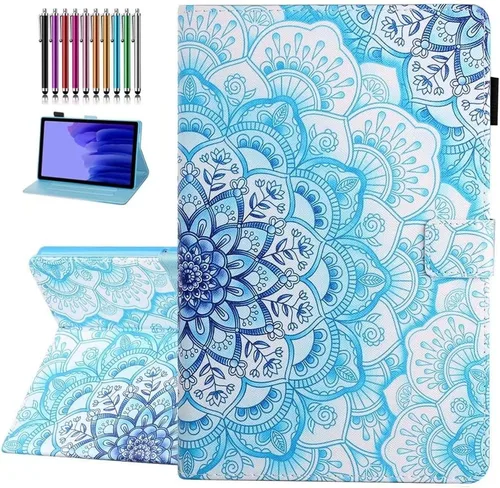 Vista 13 de Funda para Samsung Galaxy Tab A7 Lite de 8.7 pulgadas [SM-T220/T225/T227] Modelo 2021, Cubierta Plegable de Soporte de Cuero PU Premium con Soporte