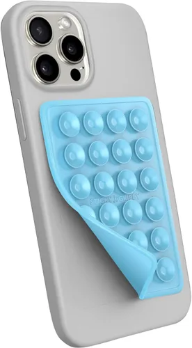 Vista 24 de Soporte de teléfono StickyGrippy con ventosa, accesorio adhesivo de silicona para teléfono para iPhone y Android, juguete antiestrés de espejo