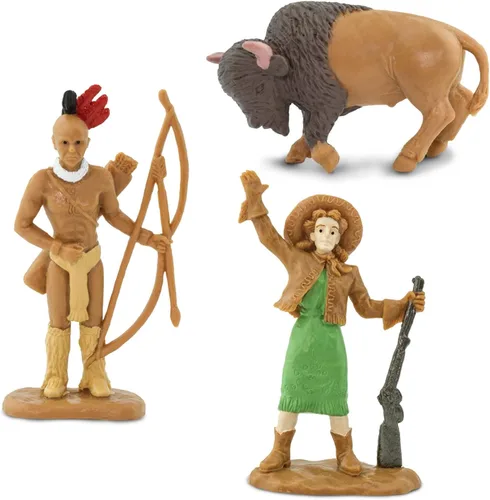 Vista 5 de 11 figuras de juguete pintadas a mano, de Safari Ltd (Wild West TOOB)