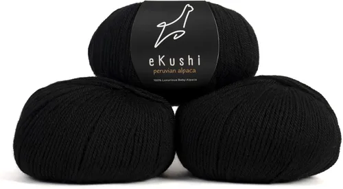 Vista 25 de 100% Hilo de Alpaca Baby para Tejer y Ganchillo - 1 Cono de Hilo Premium DK - Ligero, Hipoalergénico y Térmico Hecho en Perú - Ideal para Proyectos