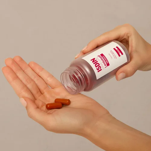 Vista 2 de ISDIN Lambdapil Hair Density Capsules: Cápsulas de vitaminas engrosantes del cabello para adelgazar el cabello