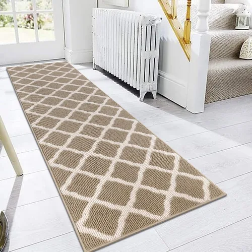 Vista 19 de SHACOS Alfombras de pasillo de entrada de 2 x 5 pies, alfombra lavable con parte trasera de goma antideslizante, alfombras de cocina atrapa suciedad