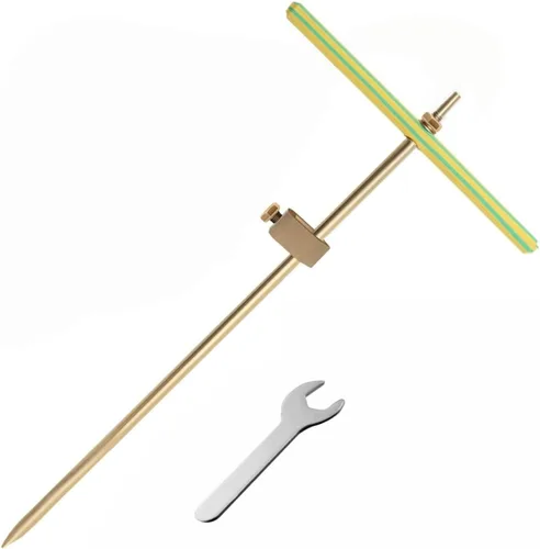 Vista 10 de Kit de varilla de conexión a tierra de cobre, cables de tierra, abrazadera, llave, mango en T, barra de tierra portátil para puesta a tierra