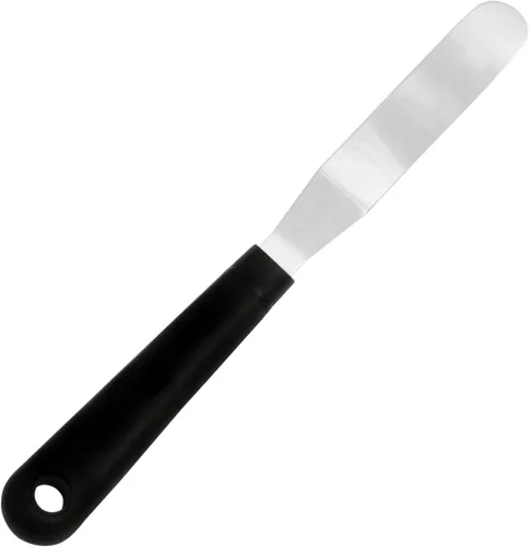 Vista 13 de Fat Daddio's SPAT-CS - Espátula para galletas en ángulo de acero inoxidable, 2.5 pulgadas