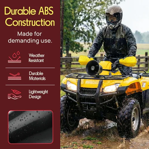 Vista 4 de PYLE Pyramid - Altavoz de bocina de coche de trompeta para exteriores, altavoz de bocina PA de 5 pulgadas con impedancia de 8 ohmios, potencia de 15