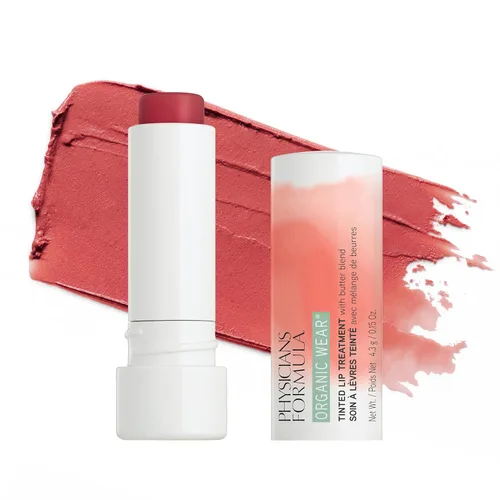 Vista 8 de Physicians Formula Organic Wear All Natural Tinted Lip Treatment Gingersnap Dermatológicamente probado, clínicamente probado