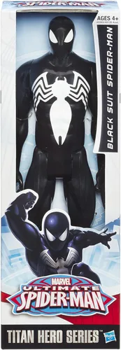 Vista 2 de Spider-Man Marvel Ultimate Titan Hero Series - Figura de traje negro