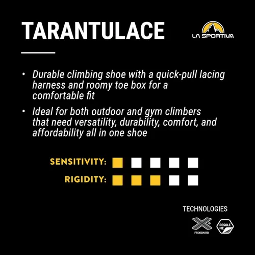 Vista 8 de La Sportiva Mens Tarantulace Rock Climbing Shoes