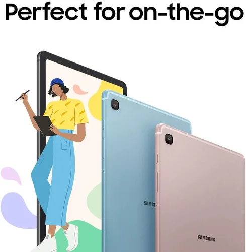 Vista 8 de SAMSUNG Galaxy Tab S6 Lite - Tablet Android de 10.4 pulgadas y 64 GB, pantalla LCD, S Pen incluido, diseño delgado de metal, altavoces dobles AKG