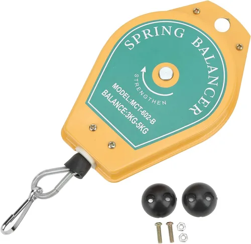 Vista 8 de Balanceador de resorte de 3 a 11.0 lbs de carga retráctil para moldes de automóviles, soldadura de piezas, línea de montaje