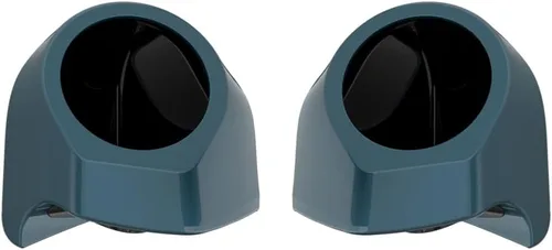 Vista 284 de Advanblack Alpine Green Tour Pack - Paquete de altavoces de 6.5 pulgadas, carcasa de audio trasera, color a juego, ajuste Harley King Tour Pack