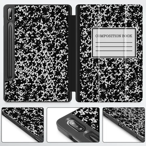 Vista 6 de Tuiklol Funda para Samsung Galaxy Tab S9 FE (5G) de 10.9 pulgadas y Tab S9 de 11 pulgadas 2023 versión 2023 con soporte integrado para S-Pen Holder