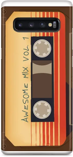 Vista 16 de Inspired Cases - Compatible con iPhone Xs Max - Funda protectora con textura 3D para Apple iPhone Xs Max - Awesome Mix Vol. 1 Old School Vintage Tape
