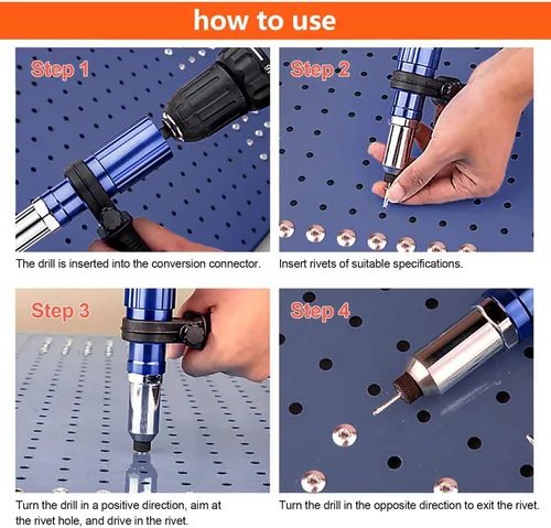 Vista 5 de BOTTEN 100 remaches ciegos de acero inoxidable de 1/8 x 1/2 pulgadas, 0.126 x 0.512 in de extremo abierto, rango de agarre de remaches de 1/8-1/2