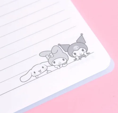 Vista 5 de Cuaderno espiral con rayas de 7mm, 17.8 x 25.9 cm 60 hojas (Rosa)