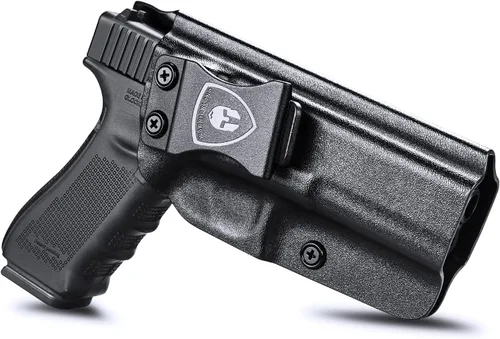 WARRIORLAND Compatible con funda Glock 17/22/31, IWB Kydex Holster Fit G17 Gen 1-5/G22 Gen 3-4/G31 Gen 3-5 - No compatible con G22 Gen 5, cintura
