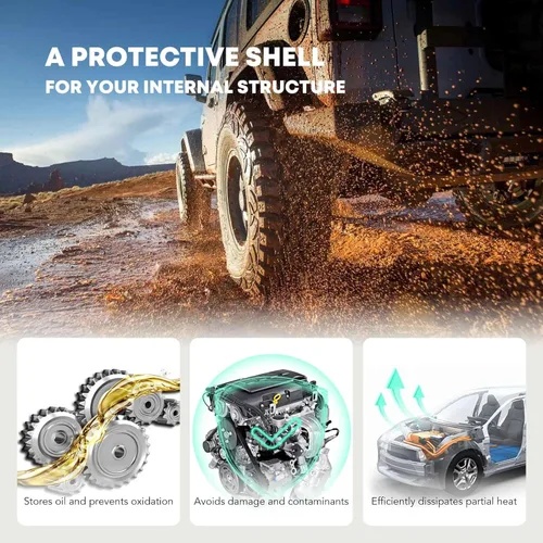 Vista 6 de YHTAUTO Reemplazo de la bandeja de aceite de transmisión automática y tapón de drenaje para Chrysler Sebring Town & Country y Dodge Journey Avenger