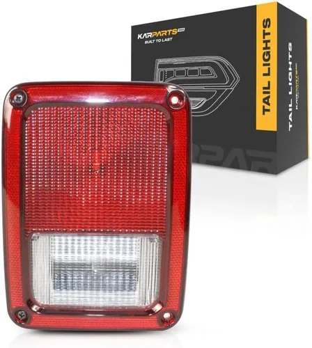 Luz trasera para Jeep Wrangler 2007-2017 lado del conductor con bombillas certificado DOT para CH2800177 | 55077891AH