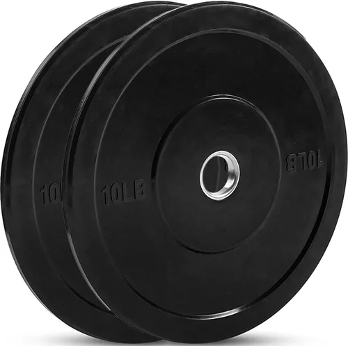 Vista 8 de JFIT Olympic 2 Inch Grip Plates and Bumper Plates for Barbell - Single Weights or Sets of 2 (Muliple Weights)