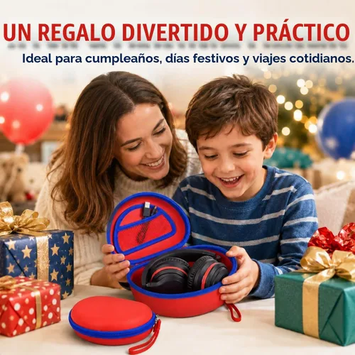 Vista 10 de ANKHOH Funda de auriculares para niños eKids, para auriculares Beats Solo4 Negro