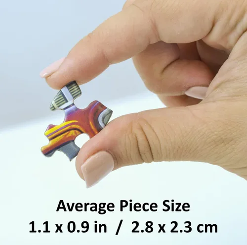 Vista 5 de MasterPieces Rompecabezas de Navidad de 1000 piezas, granja de árboles navideños, 19.25 x 26.75 pulgadas