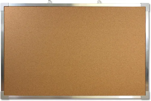Vista 7 de Flipside Products Tablero de anuncios de corcho grande de 36 x 48 pulgadas, marco de madera natural, tablero de mensajes y visión, pin de notas