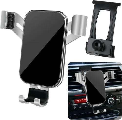 LUNQIN - Soporte para teléfono de coche para BMW X5 X5M 2007-2013 y BMW X6 X6M 2008-2014, accesorios para interiores de automóvil, mejor soporte