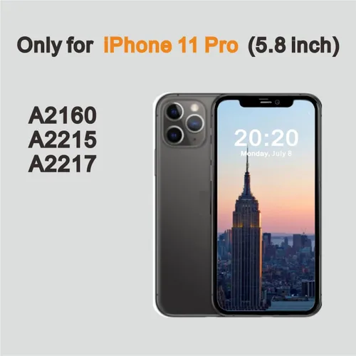 Vista 2 de Select US Reemplazo de pantalla para iPhone 11 Pro, pantalla LCD de 5.8 pulgadas, conjunto de marco digitalizador táctil 3D con kits de herramientas
