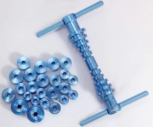 Vista 6 de Juego de prensa de rodamientos de bicicleta, juego de herramientas de bicicleta de deriva, punto de giro para ruedas Hub Universal Cycle Bearing