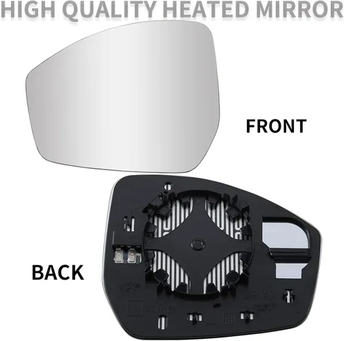 Vista 2 de Espejo lateral de repuesto para Land Rover Range Rover Evoque 2014-2017, Discovery Sport 2015-2023, para Jaguar F-Pace 2017-2023, E-pace 2018-2021