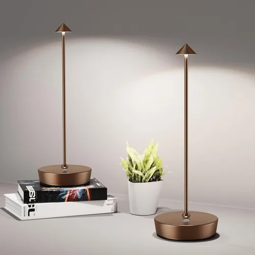 Vista 27 de Lámparas de mesa inalámbricas recargables, 6000 mAh, funciona con pilas, lámpara de escritorio LED para exteriores, impermeable, portátil, táctil