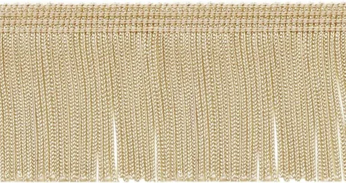 Trims By The Yard Borde de flecos de cadena de 2 pulgadas, borde decorativo de flecos de poliéster, flecos versátiles para disfraces, uniformes,