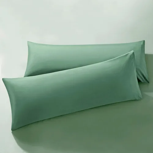 Vista 19 de MILVOWOC Juego de 2 fundas de almohada de microfibra cepillada tamaño Queen de 20 x 30 pulgadas, color gris oscuro, fundas de almohada